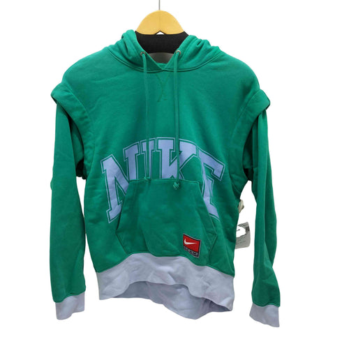 ナイキ NIKE W NSW TEAM NK FLC HOODIE NEPTUNE ロゴプリントパーカー レディース JPN:XS