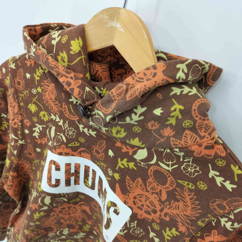チャムス CHUMS Logo Pull Over parka Retro Flower レディース import:M
