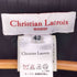 クリスチャンラクロワ Christian Lacroix フランス製 ウエストベルト チェスター コート レディース FR:42