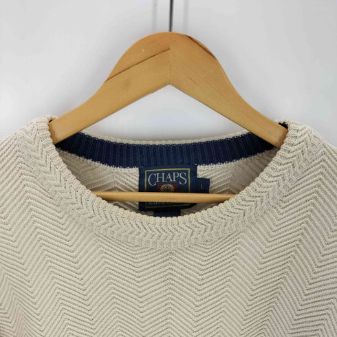 チャップスラルフローレン CHAPS RALPH LAUREN コットンクルーネックニット メンズ JPN:L