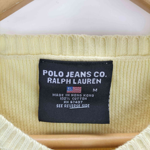 ポロジーンズカンパニーラルフローレン POLO JEANS COMPANY RALPH LAUREN 香港製 クルーネックコットンカーディガン レディース JPN:M