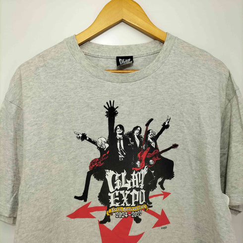 S/S クルーネック バンド プリント Tシャツ 30th anniversary メンズ import:XL