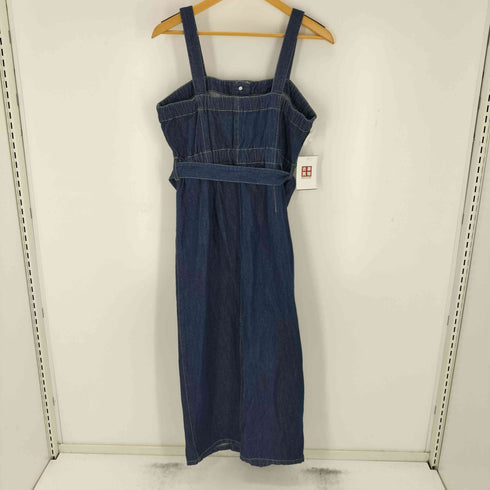 デニムタイトワンピース レディース import:L