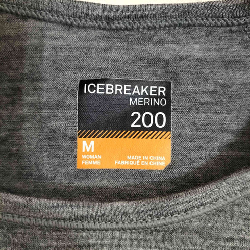 アイスブレーカー ICEBREAKER 200 OASIS LS CREWE 200 オアシス ロングスリーブ クルーネック カットソー レディース import:M