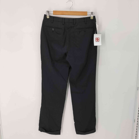 バーバリーブラックレーベル BURBERRY BLACK LABEL ノータックテーパードトラウザー メンズ