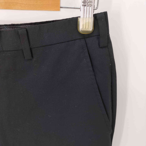 バーバリーブラックレーベル BURBERRY BLACK LABEL ノータックテーパードトラウザー メンズ