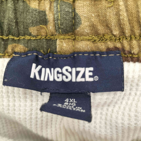 キングサイズ KINGSIZE ダブルフェイス ウッドランドカモ スウェットカーゴパンツ ビッグサイズ メンズ 4XL BIG