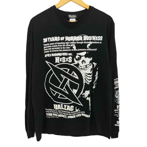 L/S クルーネック バンドTシャツ メンズ import:XL