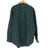 LEE VALLEY タータンチェック バンドカラー グランパシャツ メンズ import:M