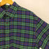 ランズエンド LANDS END タータンチェック ボタンダウン L/S ネルシャツ メンズ import:M