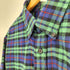 ランズエンド LANDS END タータンチェック ボタンダウン L/S ネルシャツ メンズ import:M