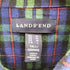 ランズエンド LANDS END タータンチェック ボタンダウン L/S ネルシャツ メンズ import:M