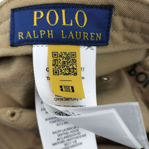 ポロラルフローレン POLO RALPH LAUREN ポニー刺繍 6パネルキャップ メンズ ONE SIZE