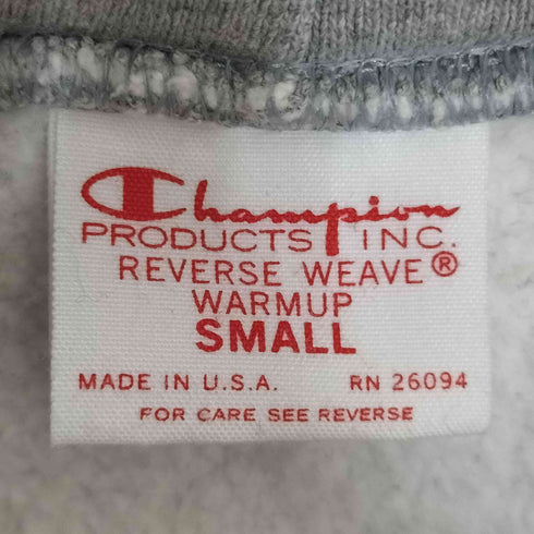チャンピオン Champion USA製 赤単復刻 REVERSE WEAVE リバースウィーブ ジップアップパーカー メンズ import:S