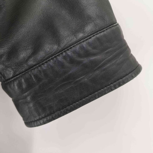 ボスヒューゴボス BOSS HUGO BOSS ITALIAN LAMB MAPPA ダブルジップアップ レザージャケット メンズ