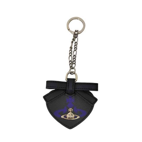 ヴィヴィアンウエストウッド Vivienne Westwood オーブロゴ ハートレザーキーホルダー レディース