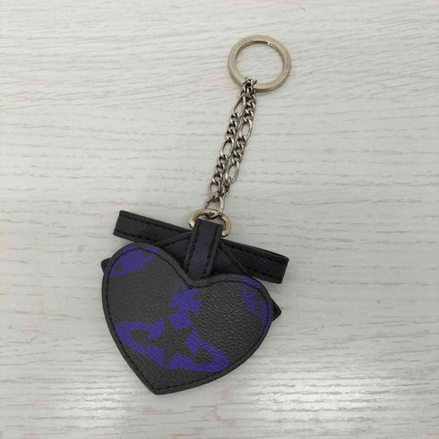 ヴィヴィアンウエストウッド Vivienne Westwood オーブロゴ ハートレザーキーホルダー レディース