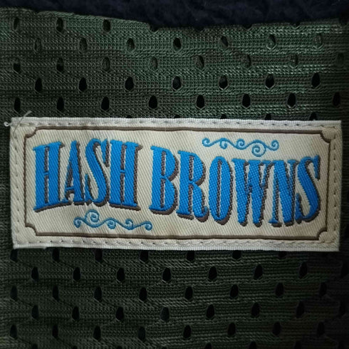 HASH BROWNS 裏地メッシュ ショールカラー トグルボタン フリースジャケット メンズ import:M