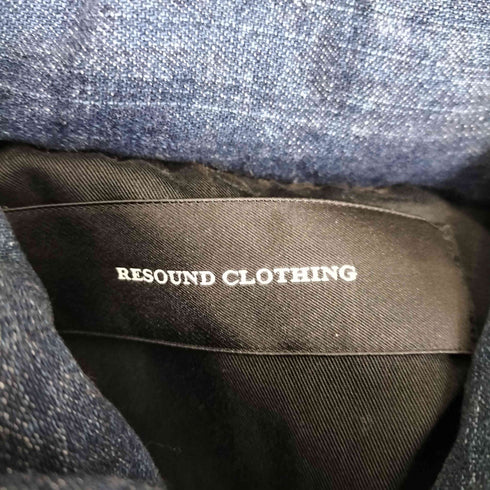 リサウンドクロージング RESOUND CLOTHING コンチョボタンデニムダウンジャケット ANDREW DENIM DOWN JACKET メンズ JPN:3