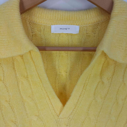 MUHET スキッパーポロニット メンズ JPN:M