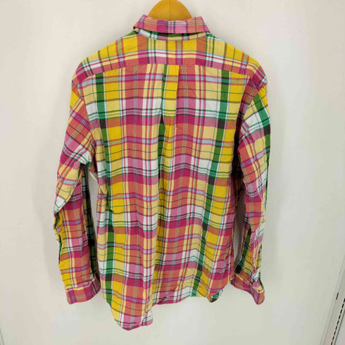 ラルフローレン RALPH LAUREN CLASSIC FIT マドラスチェック ボタンダウンシャツ メンズ import:L