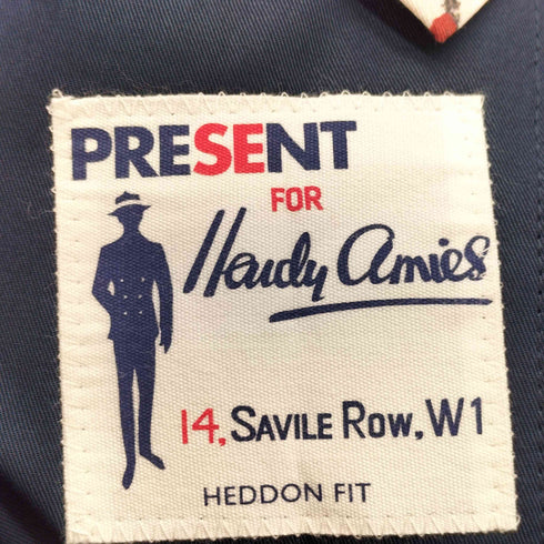 ハーディエイミス HARDY AMIES 総柄 3B ダブル テーラードジャケット メンズ