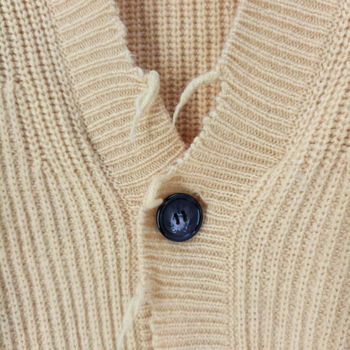 インターファクトリー INTER FACTORY oversize damaged knit cardigan オーバーサイズダメージニットカーディガン メンズ FREE
