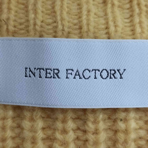 インターファクトリー INTER FACTORY oversize damaged knit cardigan オーバーサイズダメージニットカーディガン メンズ FREE