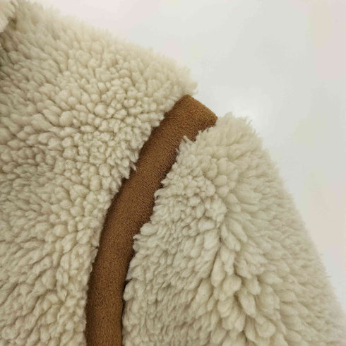 STAND STUDIO Chloe Faux Suede Jacket ムートンスタイル ダブルコート レディース 36