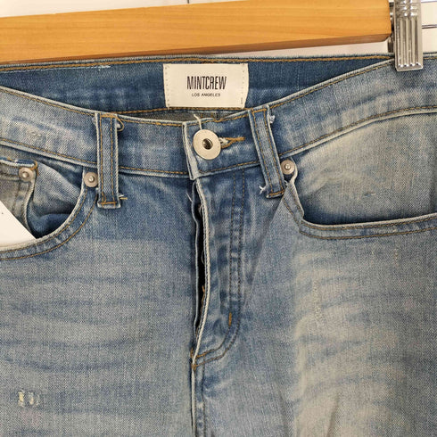 MINTCREW ダメージ加工スキニーデニム メンズ 28