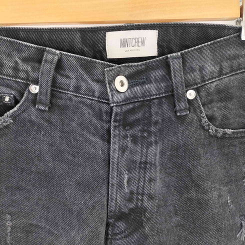 MINTCREW ダメージ加工スキニーデニム メンズ 28