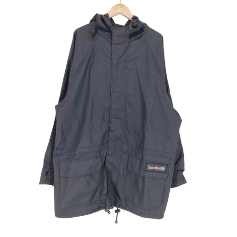 ティンバーランド Timberland 70~80S MADE IN ITALY ナイロンフーデッドハーフコート メンズ JPN:XL