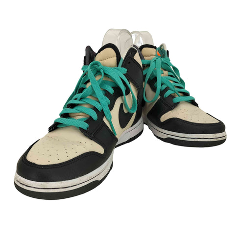 ナイキ NIKE DUNK HI RETRO EMB Pearl White and Washed Teal レディース JPN:24.5
