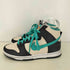 ナイキ NIKE DUNK HI RETRO EMB Pearl White and Washed Teal レディース JPN:24.5