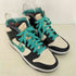 ナイキ NIKE DUNK HI RETRO EMB Pearl White and Washed Teal レディース JPN:24.5
