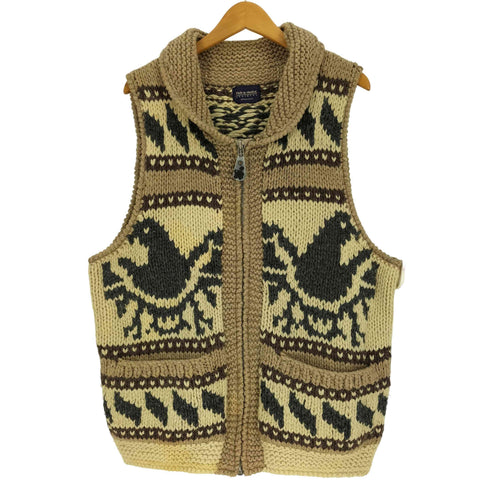 Flash Up Classical NEW WOOL ウール ジップアップ ニット ノースリーブ カウチン メンズ