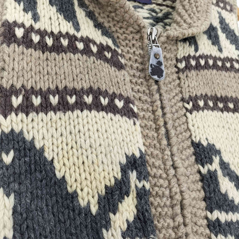 Flash Up Classical NEW WOOL ウール ジップアップ ニット ノースリーブ カウチン メンズ