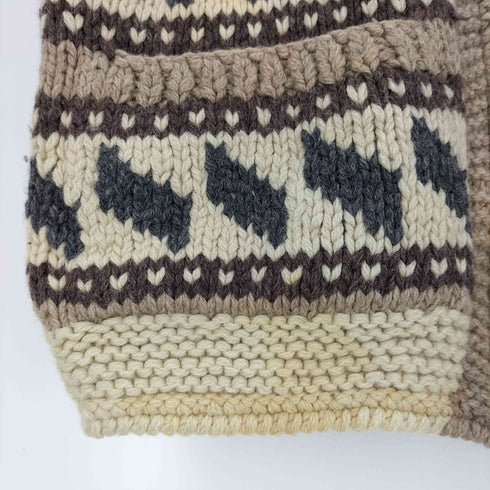 Flash Up Classical NEW WOOL ウール ジップアップ ニット ノースリーブ カウチン メンズ