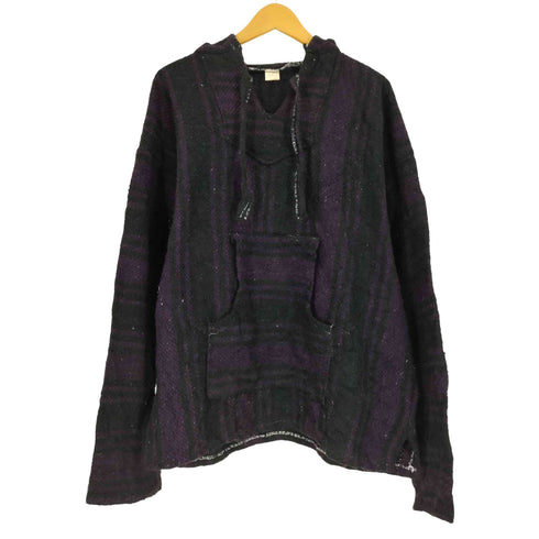 MOLINA メキシコ製 ストライプ メキシカンパーカー メンズ import:L