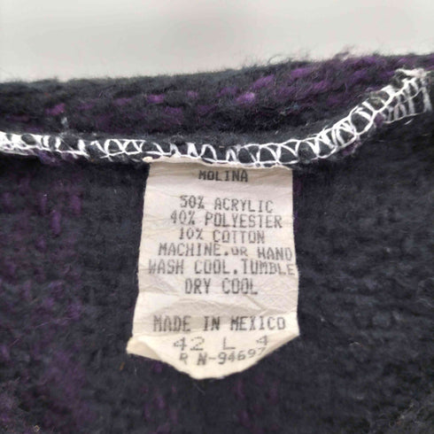 MOLINA メキシコ製 ストライプ メキシカンパーカー メンズ import:L