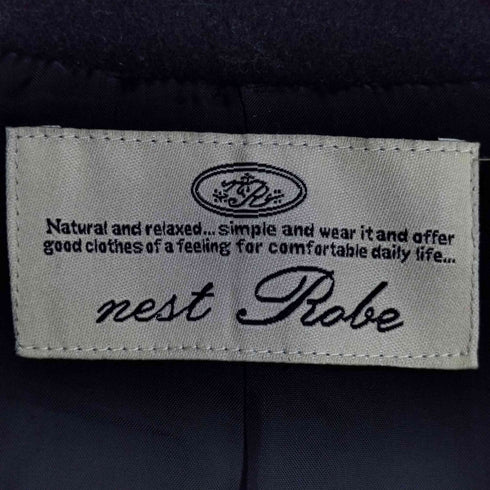 ネストローブ nest Robe ウール メルトン チェスターコート レディース FREE