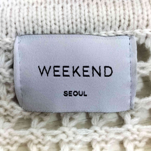 WEEKEND SEOUL メッシュ ニットポロ メンズ