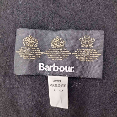 バブアー Barbour ラムズ ウール ソリッド マフラー メンズ