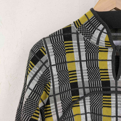アメリ AMERI SWITCHING CHECK KNIT TOP レディース FREE