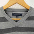 トミーヒルフィガー TOMMY HILFIGER Vネックボーダーニット メンズ JPN:M