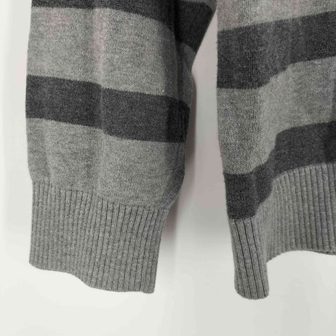 トミーヒルフィガー TOMMY HILFIGER Vネックボーダーニット メンズ JPN:M