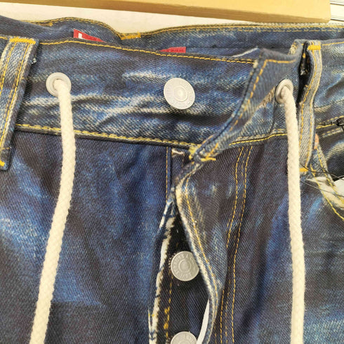 アイジュンヤワタナベコムデギャルソンマン eYe JUNYA WATANABE COMME des GARCONS MAN AD2022 23SS 綿ツイル 転写プリント Levi's Wネーム BerBerJin メンズ JPN:M