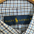 ラルフローレン RALPH LAUREN L/S ギンガムチェック ボタンダウン シャツ メンズ import:M