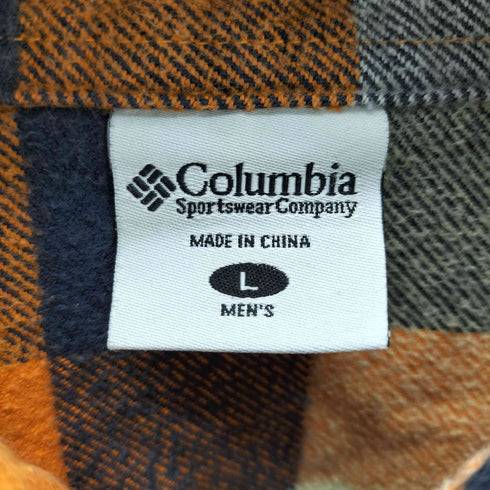 コロンビアスポーツウェア Columbia Sportswear チェック柄ネルシャツ メンズ JPN:L