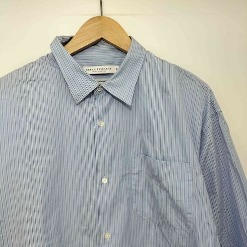 アーバンリサーチ URBAN RESEARCH 23SS オーバー ストライプ L/S シャツ メンズ import:M